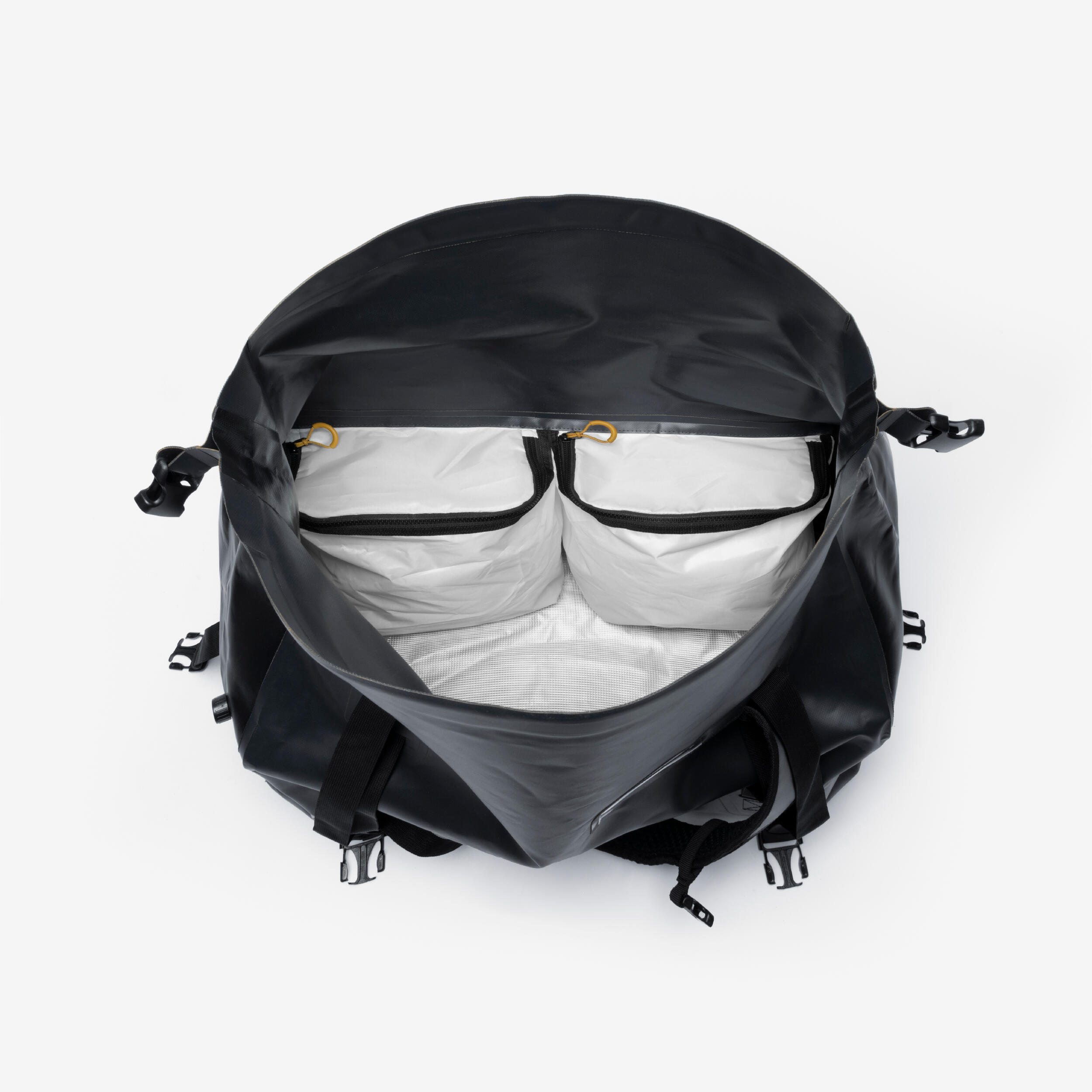 Waterproof duffle bag - 80 L travel bag Anthracite black 6/16