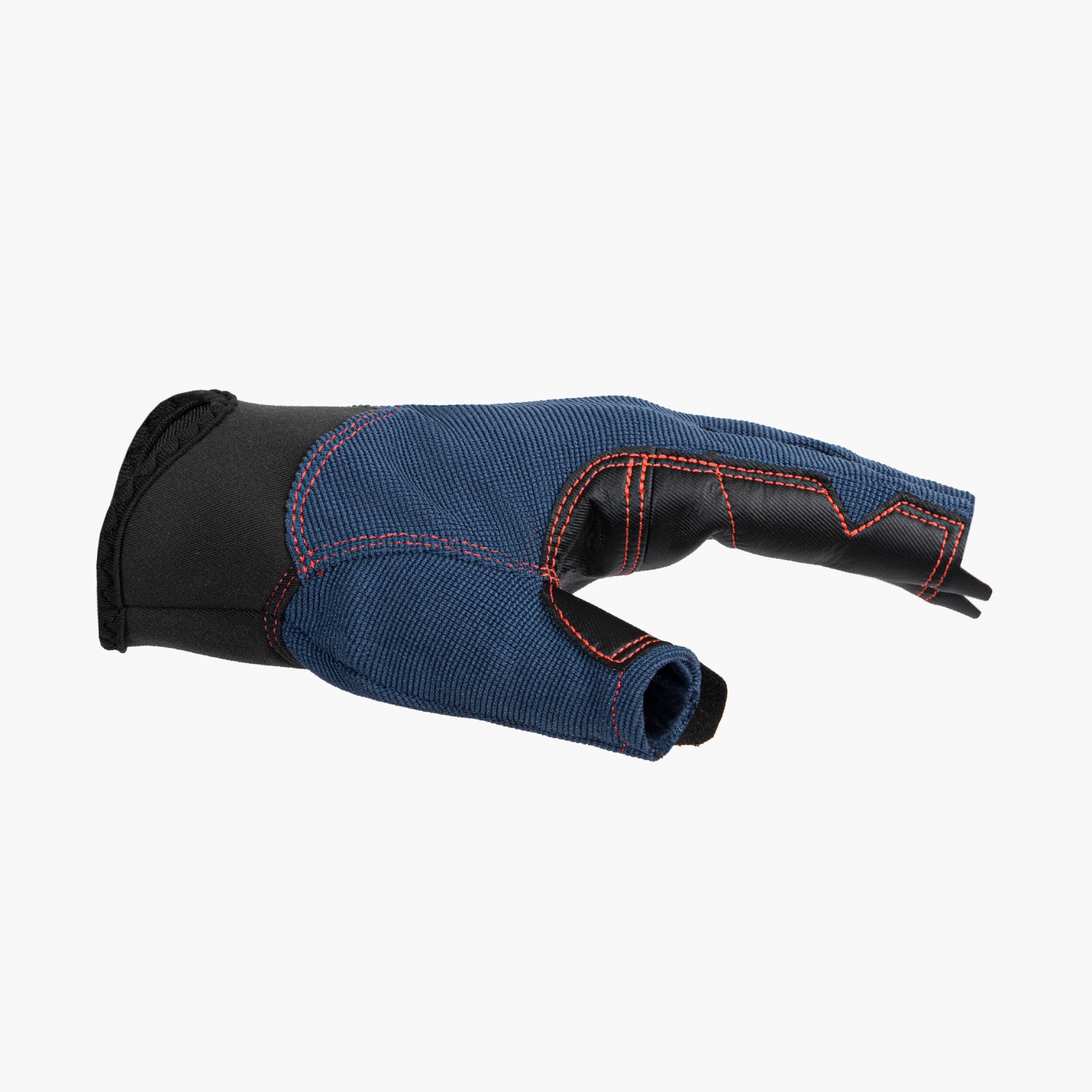 DECATHLON Bezprstové rukavice 500 na jachting tmavomodré XL · záber 6