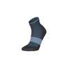 Kids’ Mid-length Hiking Socks Hike 100 (2 Pairs) Size Jr 8 to Sr 6 - Blue