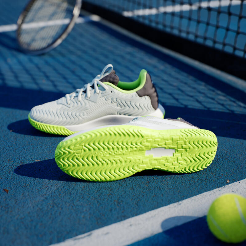 Herren Tennisschuhe Multicourt - Adidas Solematch Control Lucid Lemon
