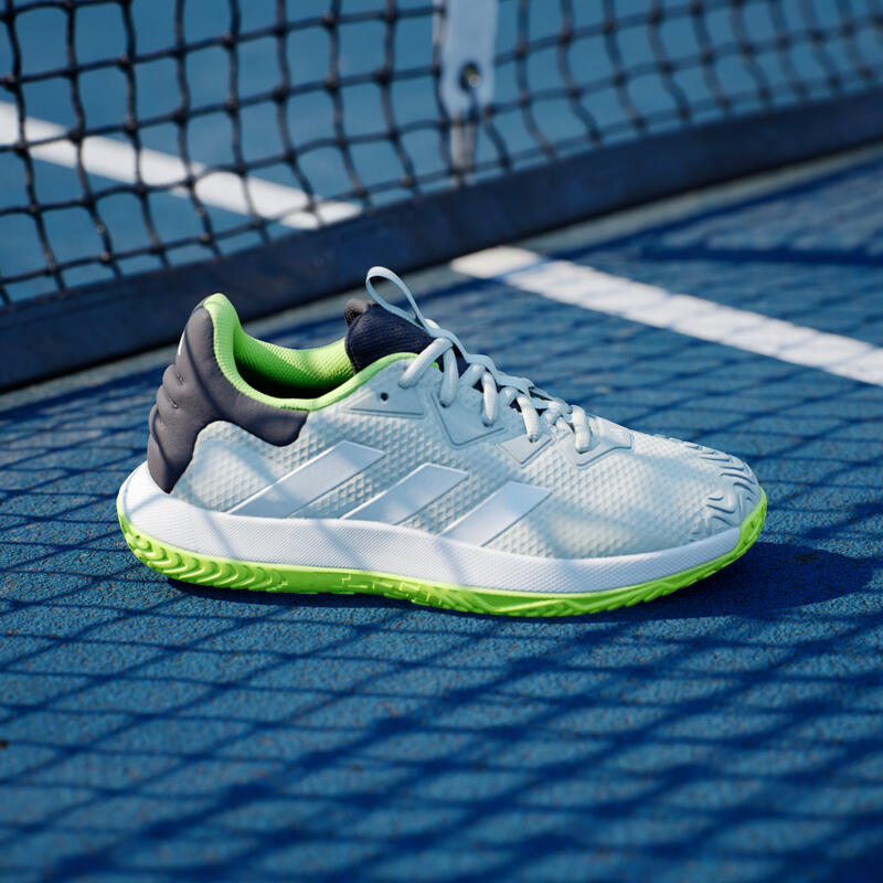Herren Tennisschuhe Multicourt - Adidas Solematch Control Lucid Lemon