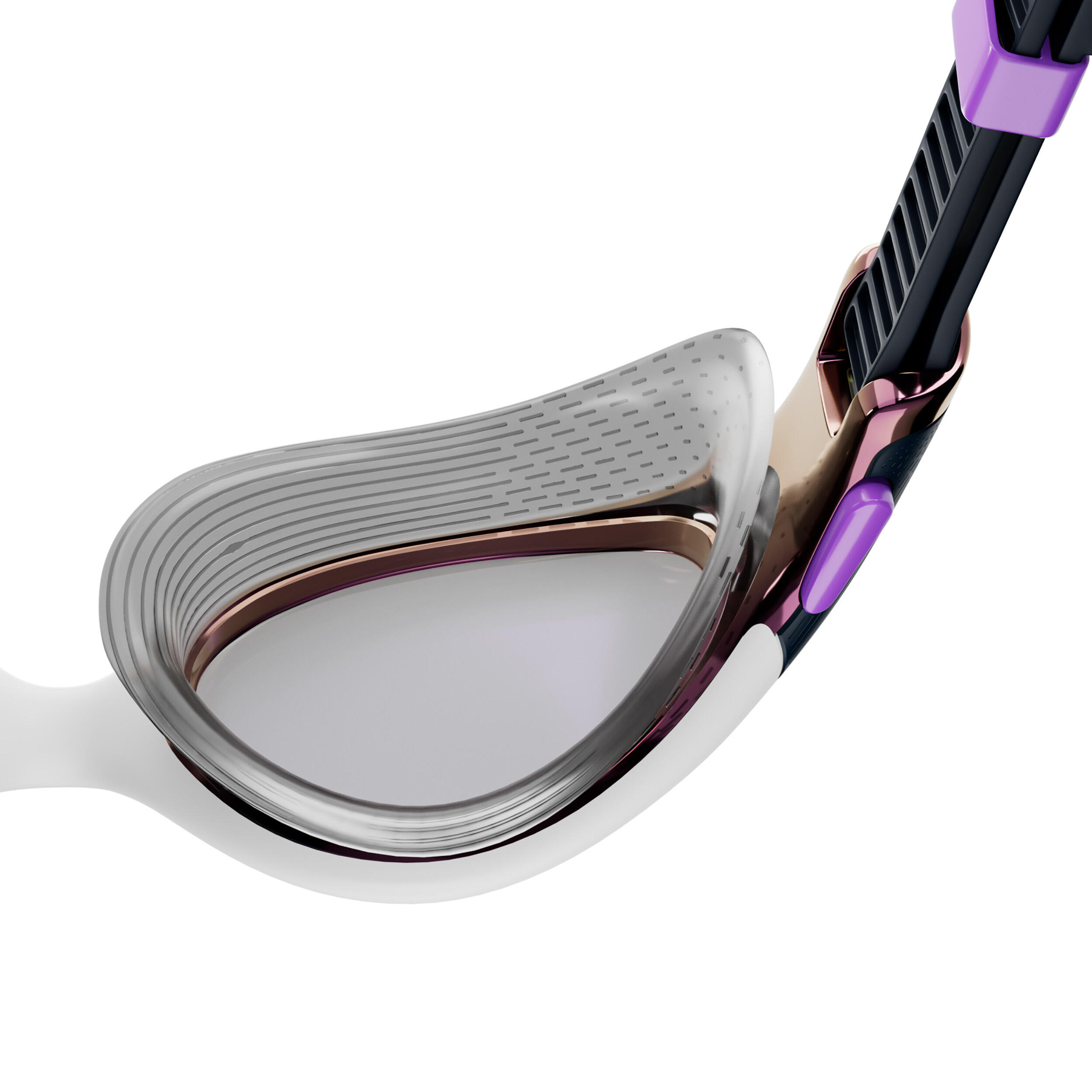 Gafas Natación Speedo Biofuse 2.0 Mujer Azul Oscuro Blanco Lentes Espejo 6/9