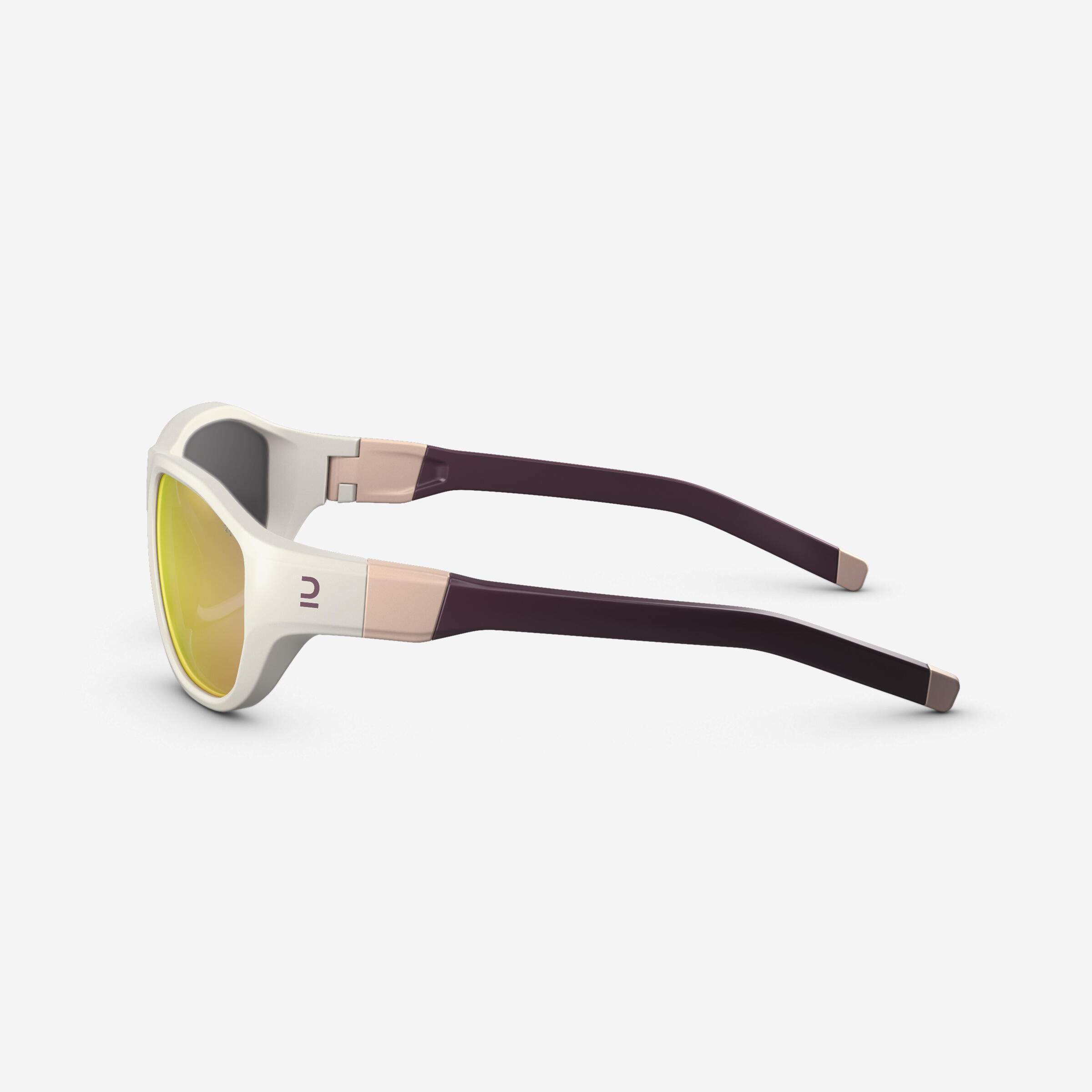 Sonnenbrille Wandern MH T500 Kinder 6–10 Jahre Kategorie 4 dunkelblau/orange 7/9