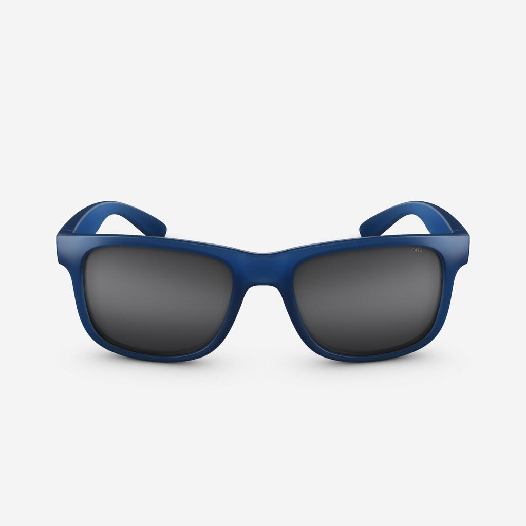 Lunettes de soleil randonnée - MH T140 - enfant plus 10 ans - catégorie 3 bleue