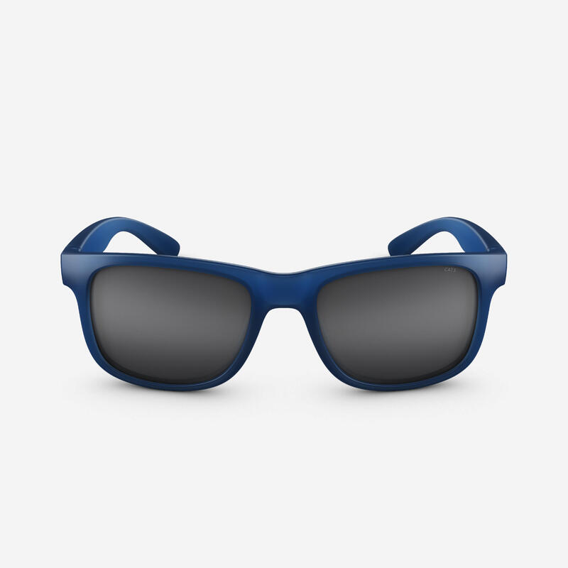 Lunettes de soleil randonnée - MH T140 - enfant plus 10 ans - catégorie 3 bleue