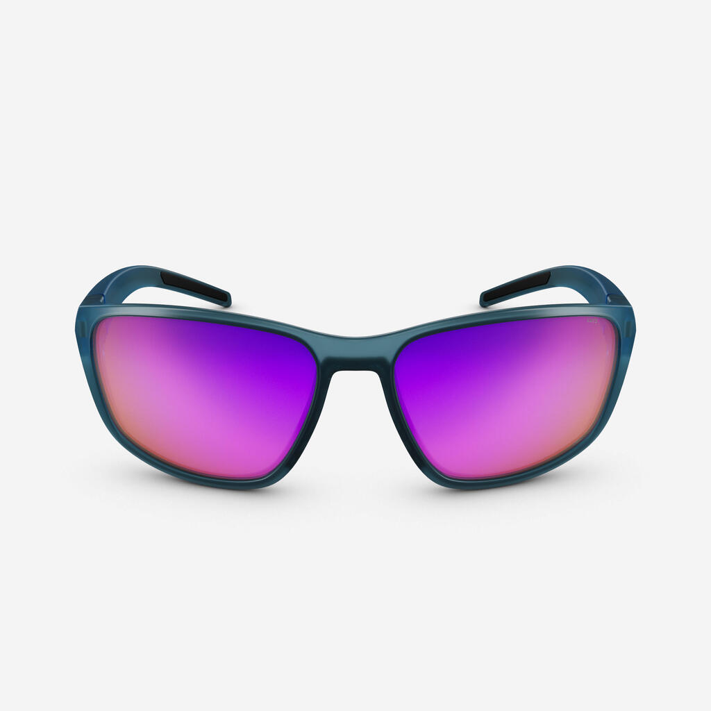 Sonnenbrille Bergwandern MH550 polarisierend Damen Kategorie 3 pink