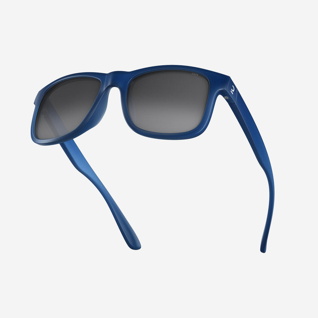 Lunettes de soleil randonnée - MH T140 - enfant plus 10 ans - catégorie 3 bleue