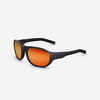 Sonnenbrille Wandern MH T500 Kinder 6–10 Jahre Kategorie 4 dunkelblau/orange