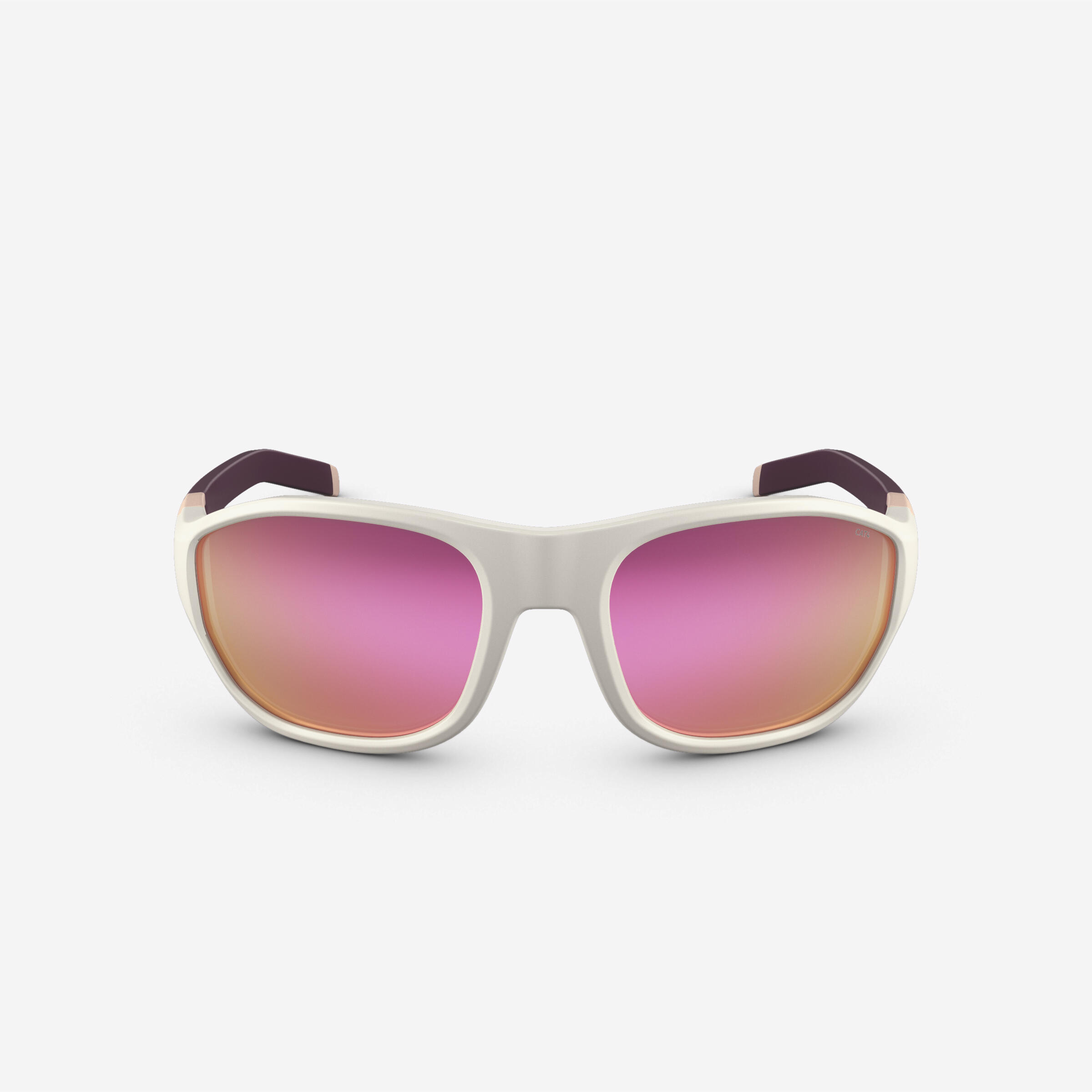 Sonnenbrille Wandern MH T500 Kinder 6–10 Jahre Kategorie 4 dunkelblau/orange 4/9