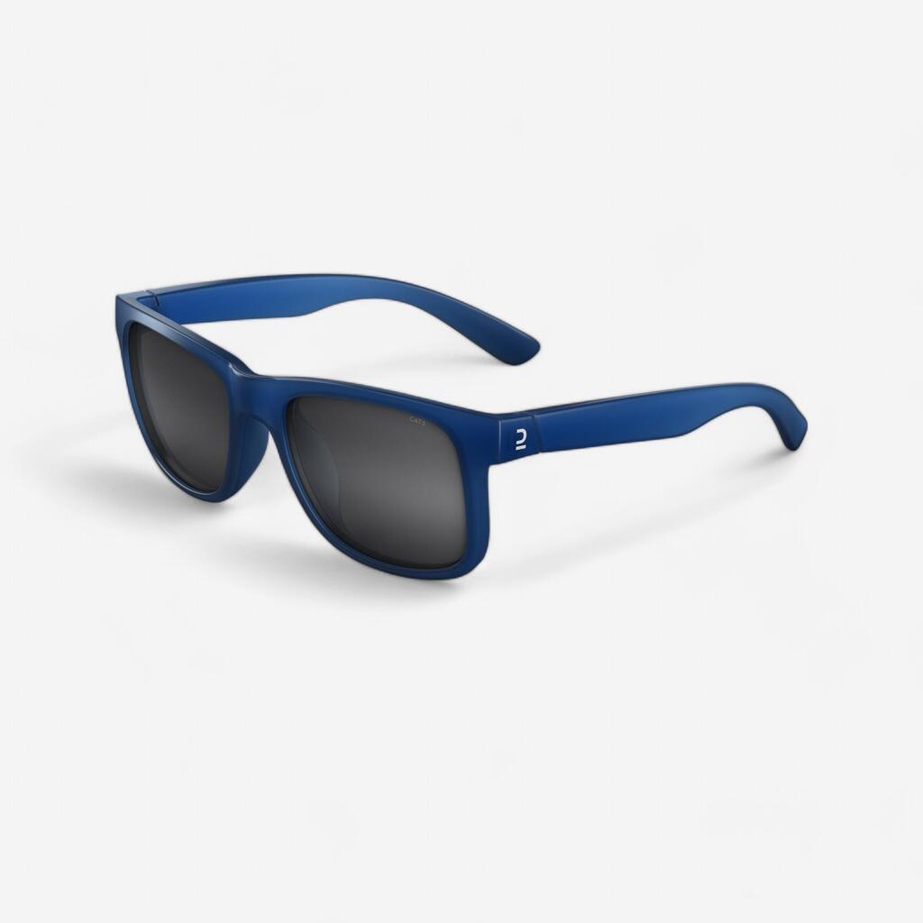 Lunettes de soleil randonnée - MH T140 - enfant plus 10 ans - catégorie 3 bleue