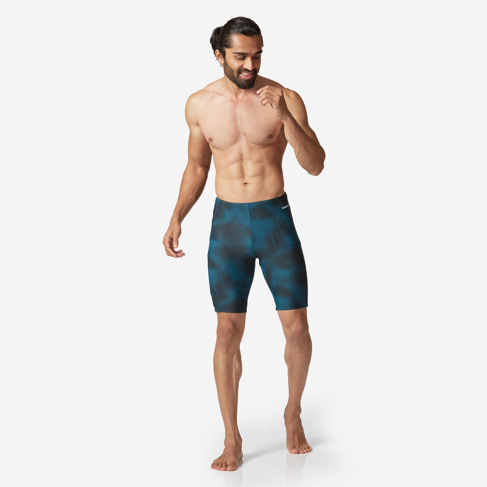 Men's Swimming Jammer 100 Basic Comfortable & Quick-Dry Black