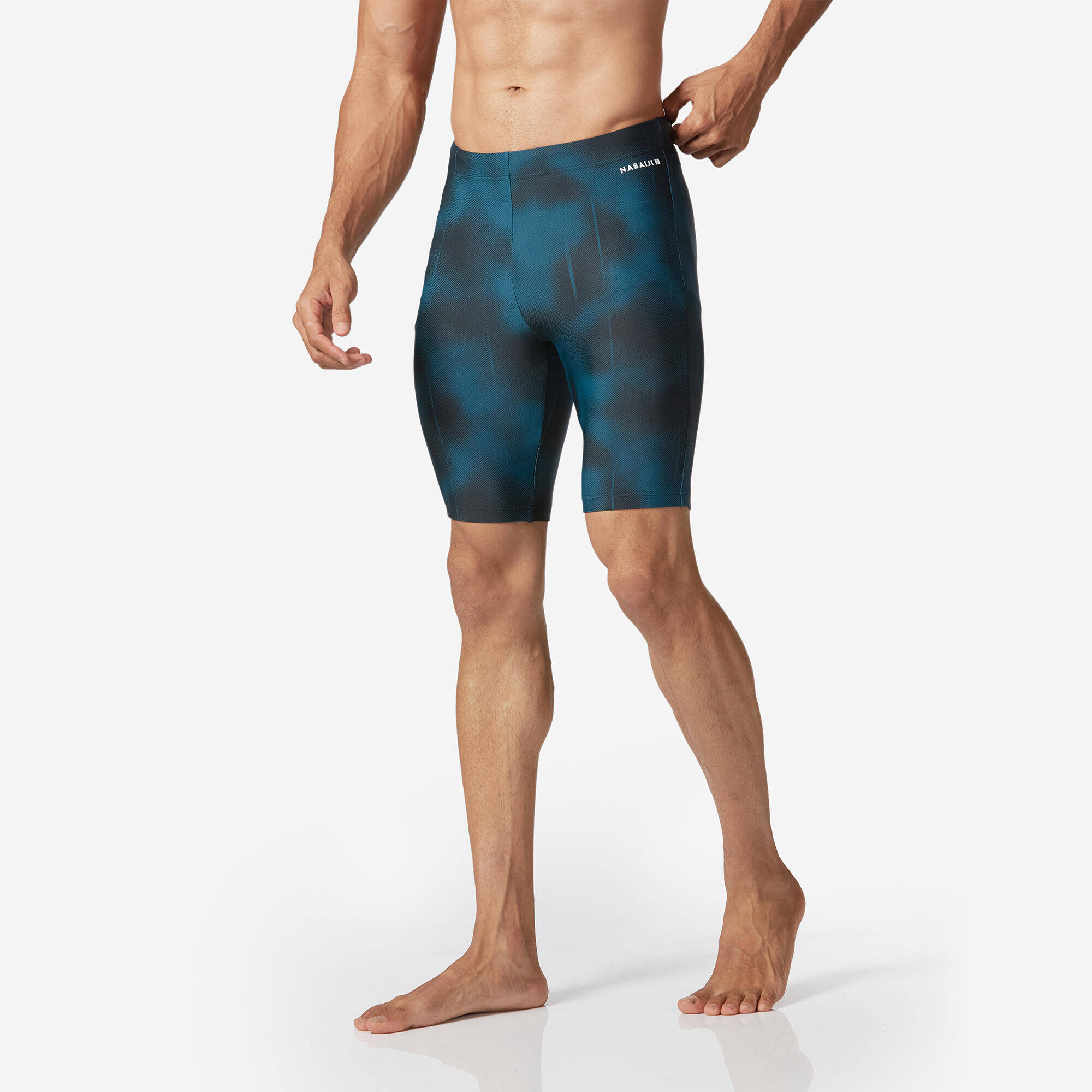 Men's Swimming Jammer 100 Basic Comfortable & Quick-Dry Black -  3