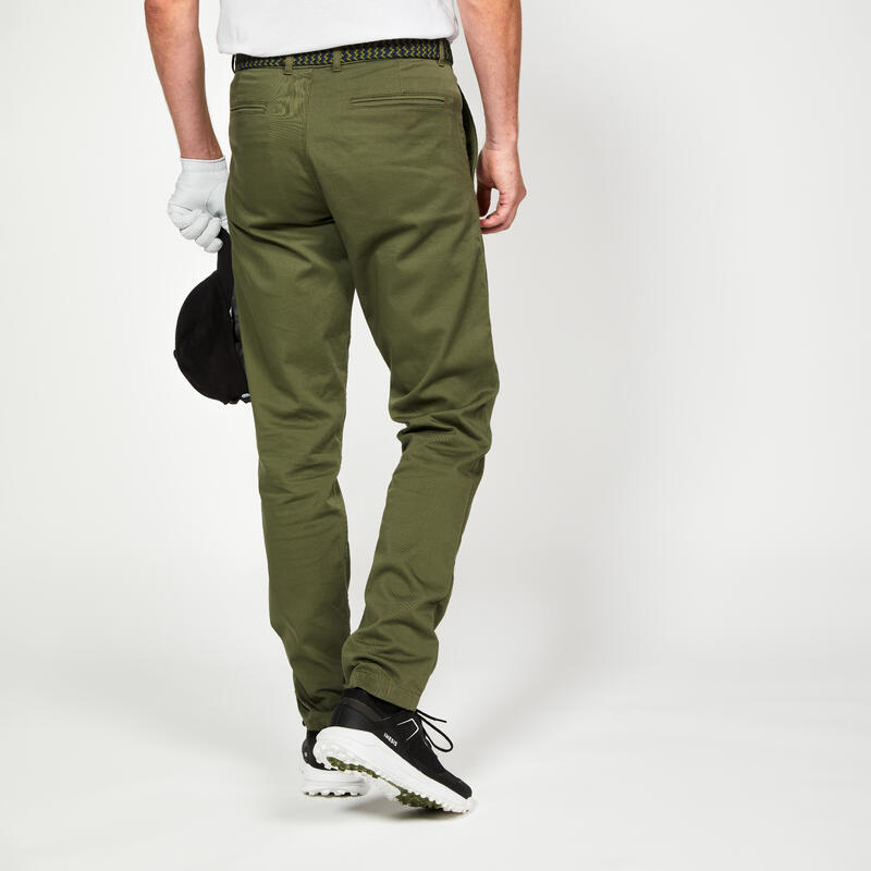 Pantaloni golf uomo MW 500 verde militare