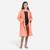 Peignoir de bain enfant microfibre compact corail clair