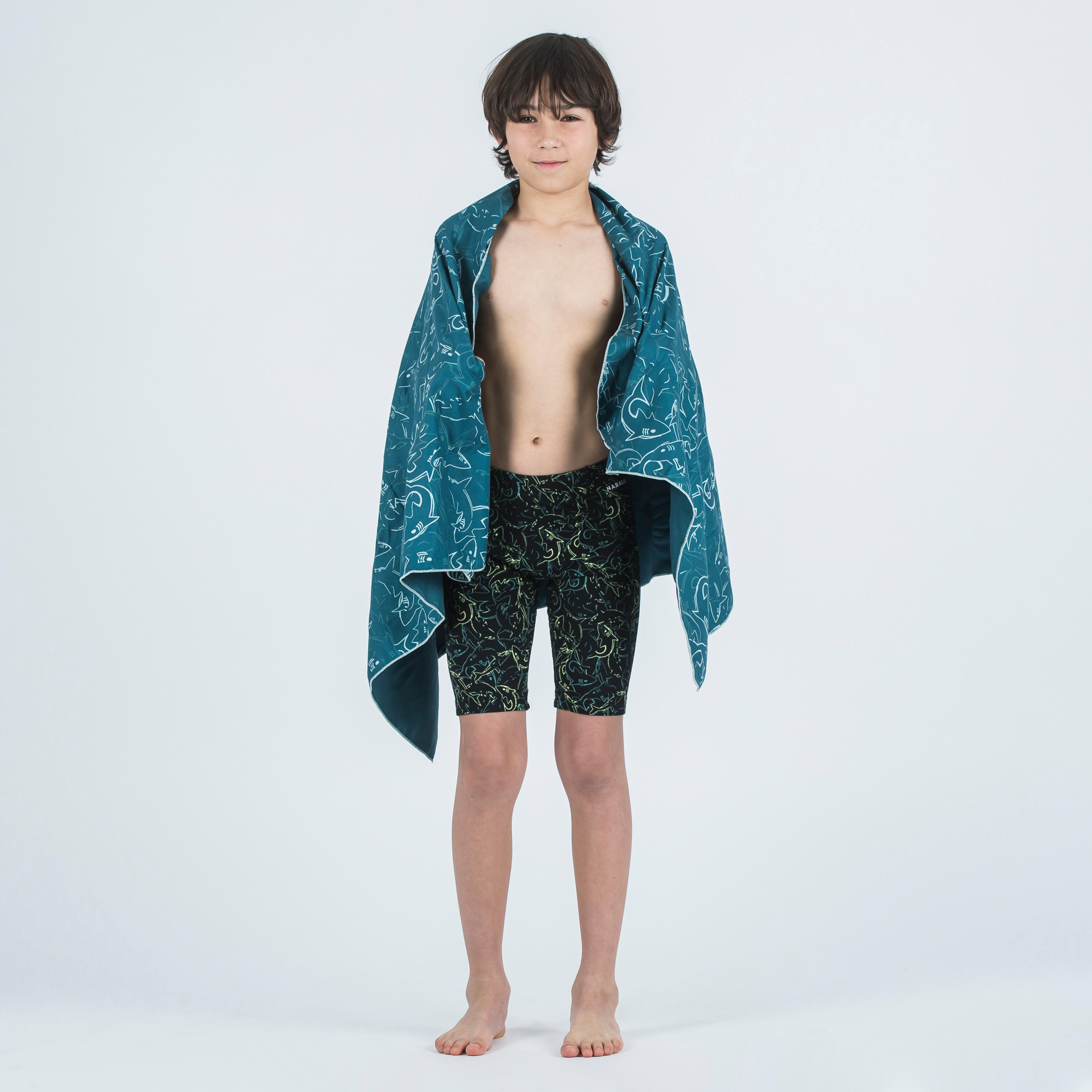 Microfibre Towel Size L with Print, 80 x 130 cm - NABAIJI