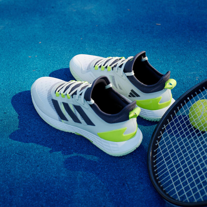 Încălțăminte tenis MULTICOURT - ADIDAS ADIZERO UBERSONIC 4.1 Alb-Galgen Bărbați