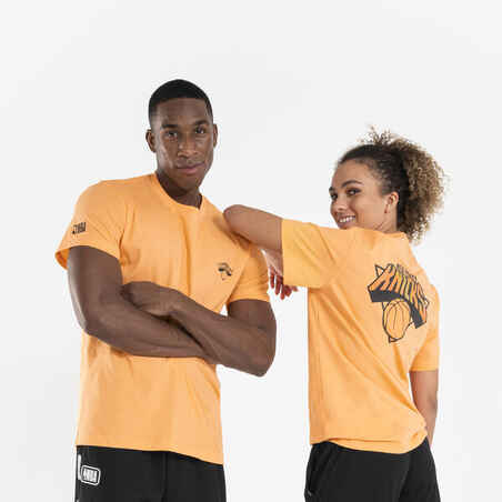 Unisex Basketball T-Shirt 900 AD - NBA Knicks/Orange