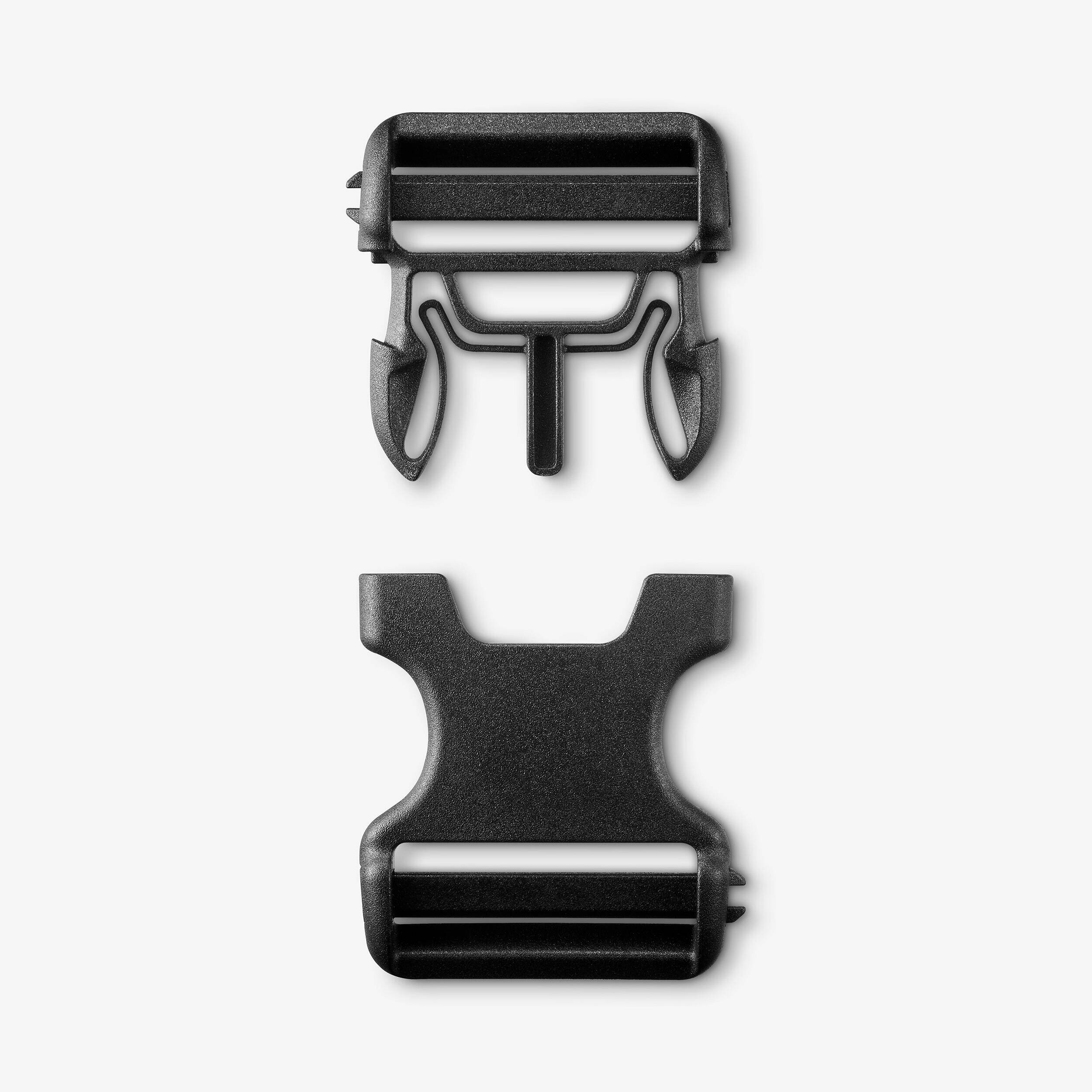 Double pin lock backpack fastening buckle, 38 mm -  4