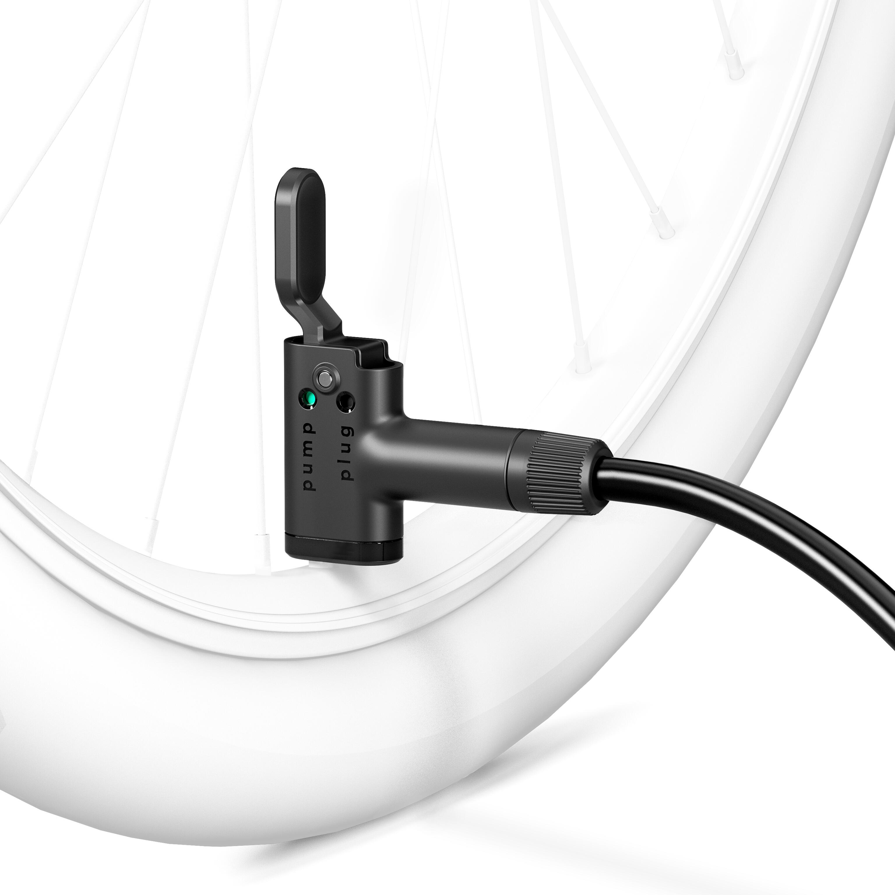 Bicycle Floor Pump 900 MTB GVL High Volume