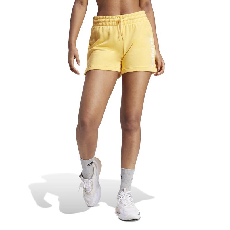 SHORT DE FITNESS SOFT TRAINING ADIDAS FEMME ORANGE