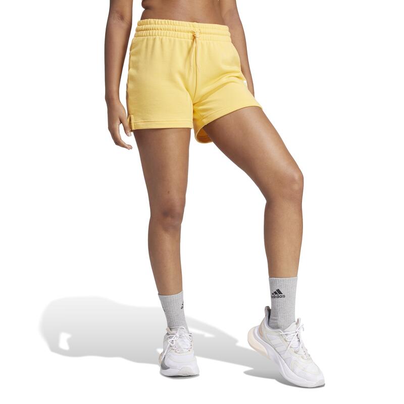 Pantalón Corto Fitness Soft Training Adidas Mujer Naranja
