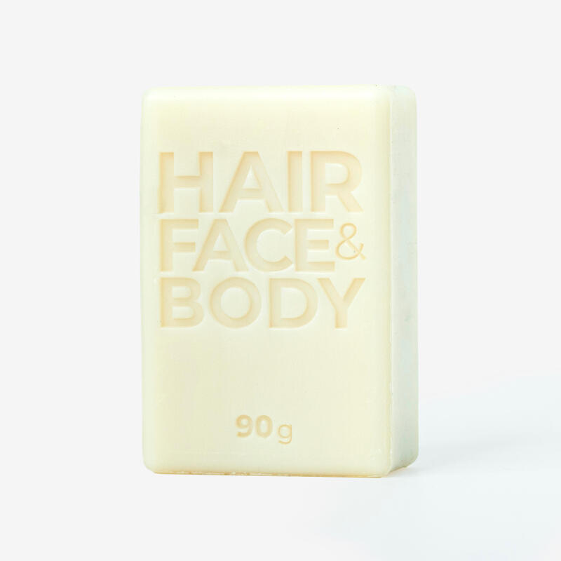 Produto de limpeza sólido para rosto, corpo e cabelo - 90 g
