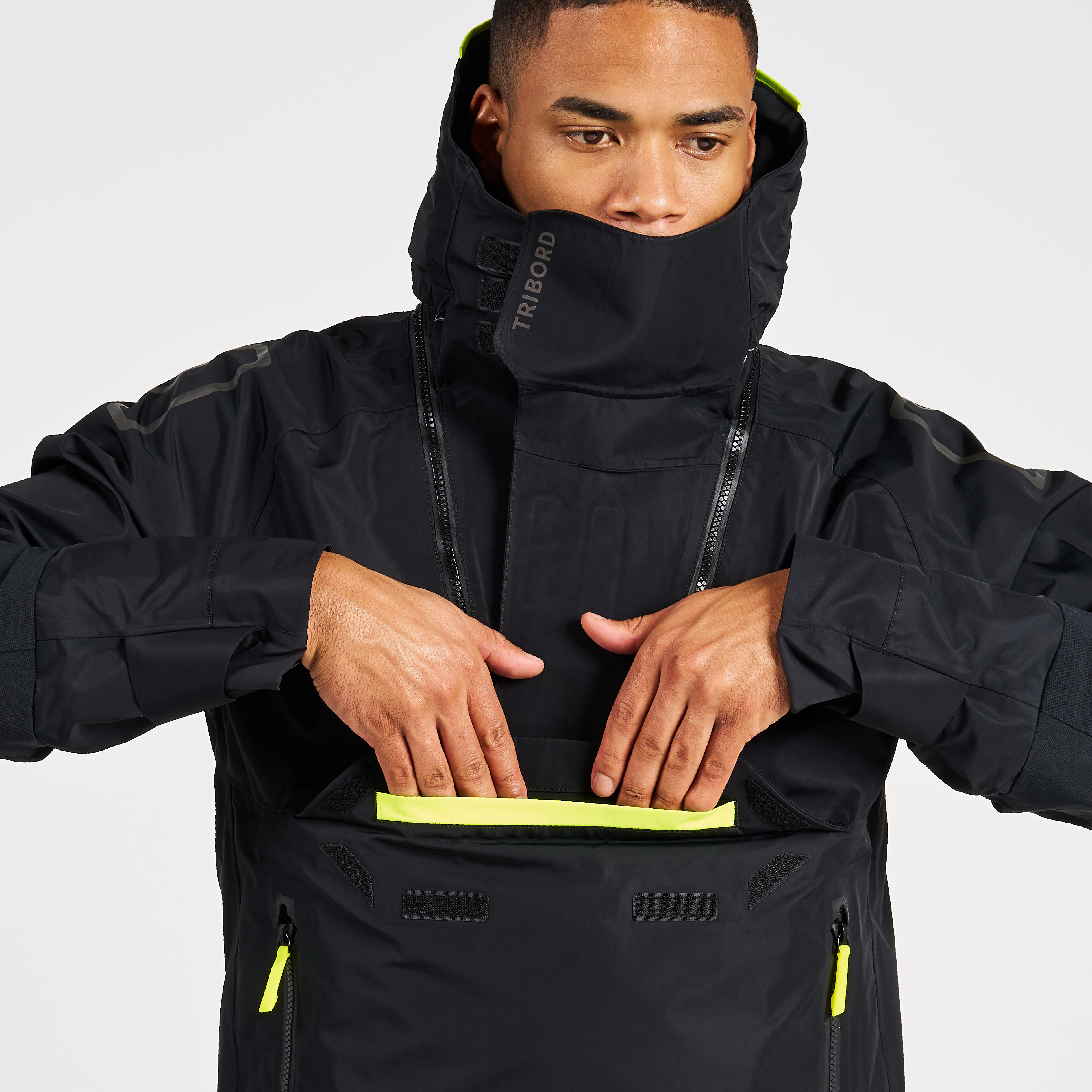 Offshore Sailing Jacket - 900 Black - TRIBORD