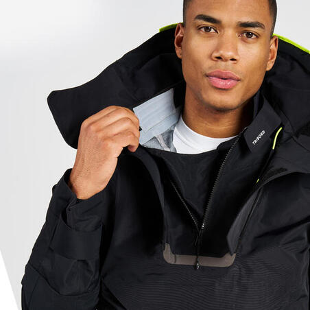 Куртка Offshore 900 для вітрильного спорту для чоловіків/жінок чорна