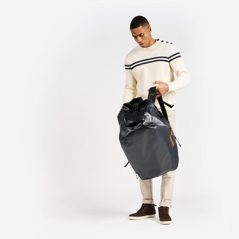 Mochila estanque duffle bag - saco de viagem 80L Antracite Preto