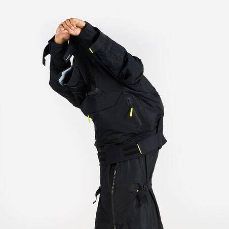 Куртка Offshore 900 для вітрильного спорту для чоловіків/жінок чорна