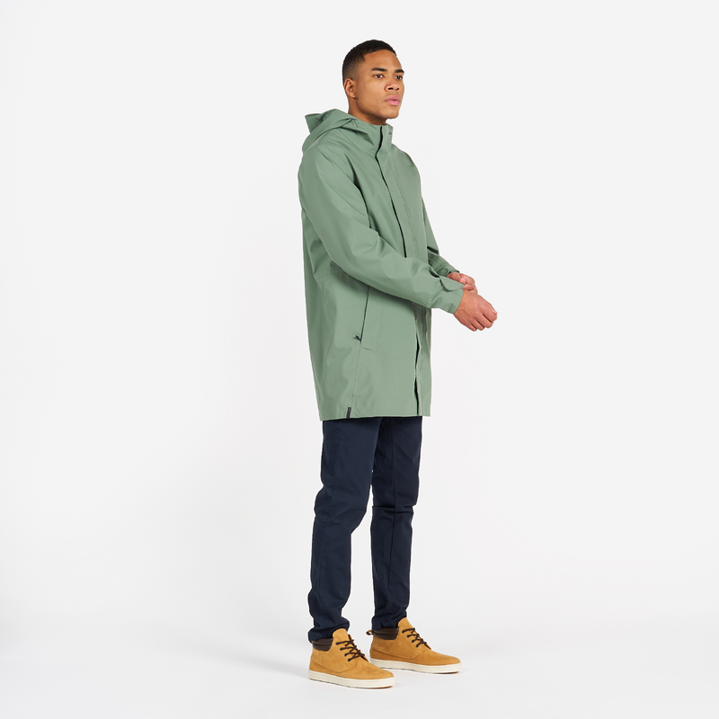 Cire homme impermeable coupe vent Sailing 300 Kaki pour les clubs et collectivites Decathlon Pro