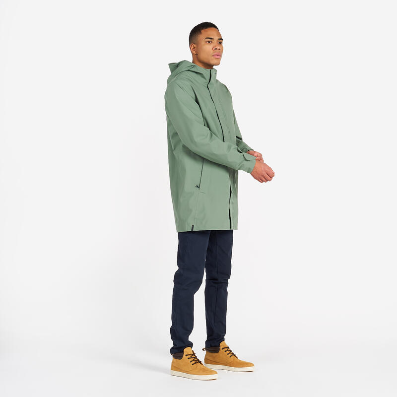 Ciré homme imperméable  coupe vent sailing 500 kaki