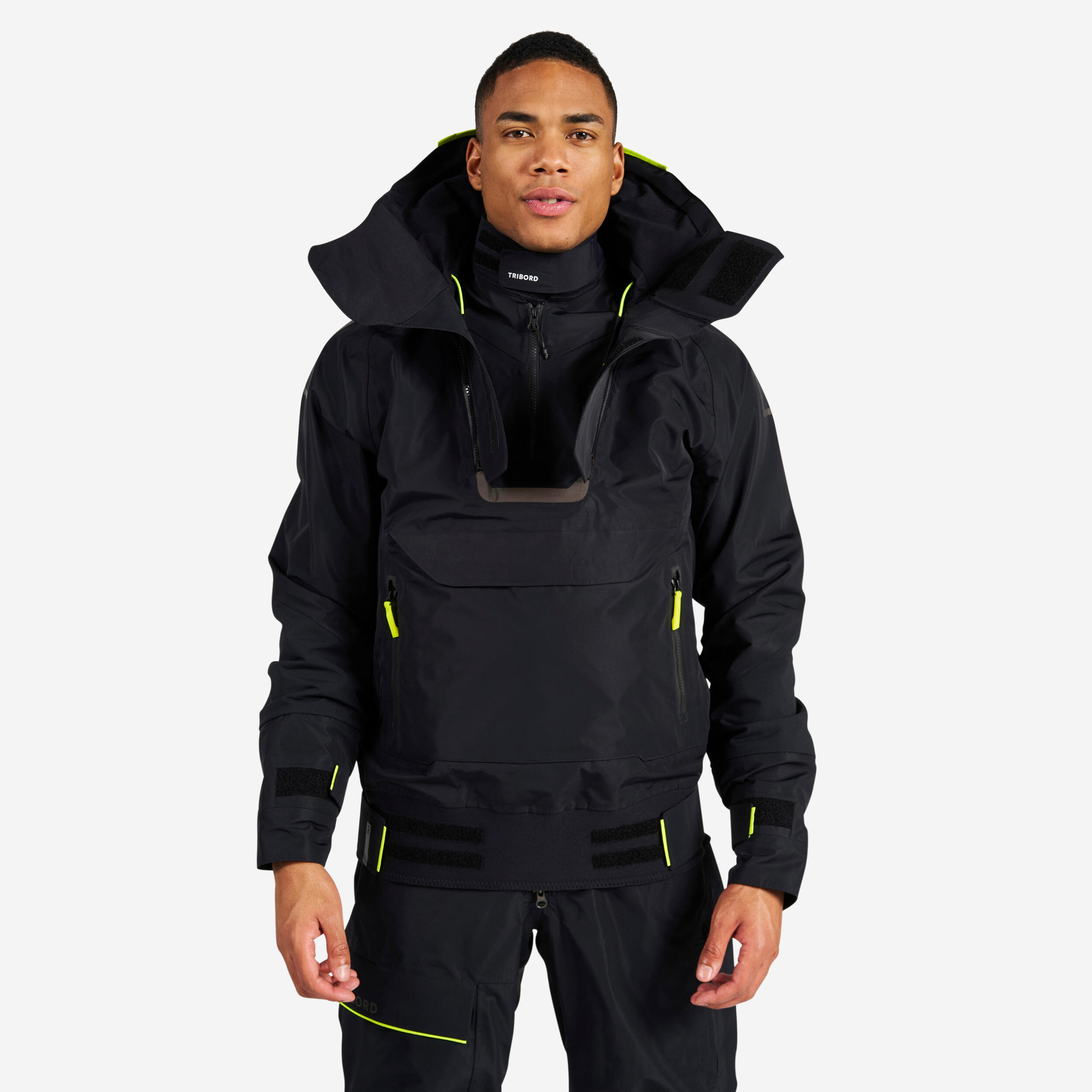 Women's Windproof Softshell Jacket - 900 Black - Black - Tribord