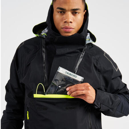 Куртка Offshore 900 для вітрильного спорту для чоловіків/жінок чорна