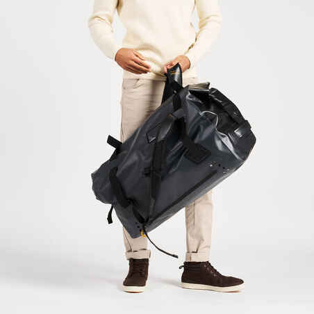 Neperšlampantis kelioninis krepšys, - 80 l talpos, antracito juodos spalvos