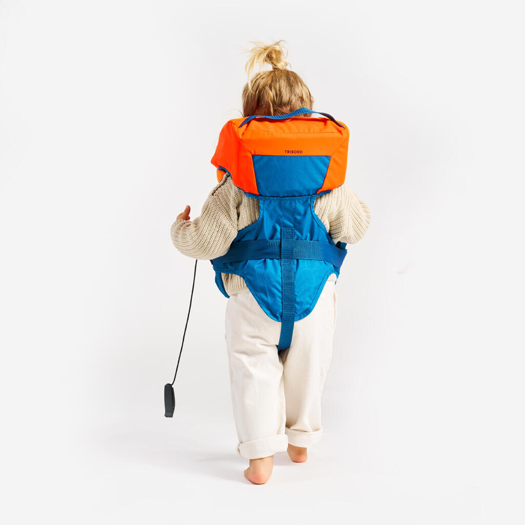Mazuļu glābšanas veste “LJ100N”, 10-15 kg, oranža, zila
