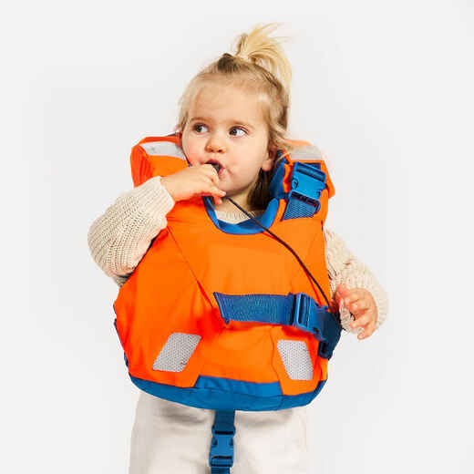 
      LJ100N easy baby life jacket for babies and infants 10-15 kg orange blue
  