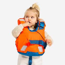Gilet de sauvetage 100N bébé enfant LJ100n easy baby 10-15 kg orange bleu