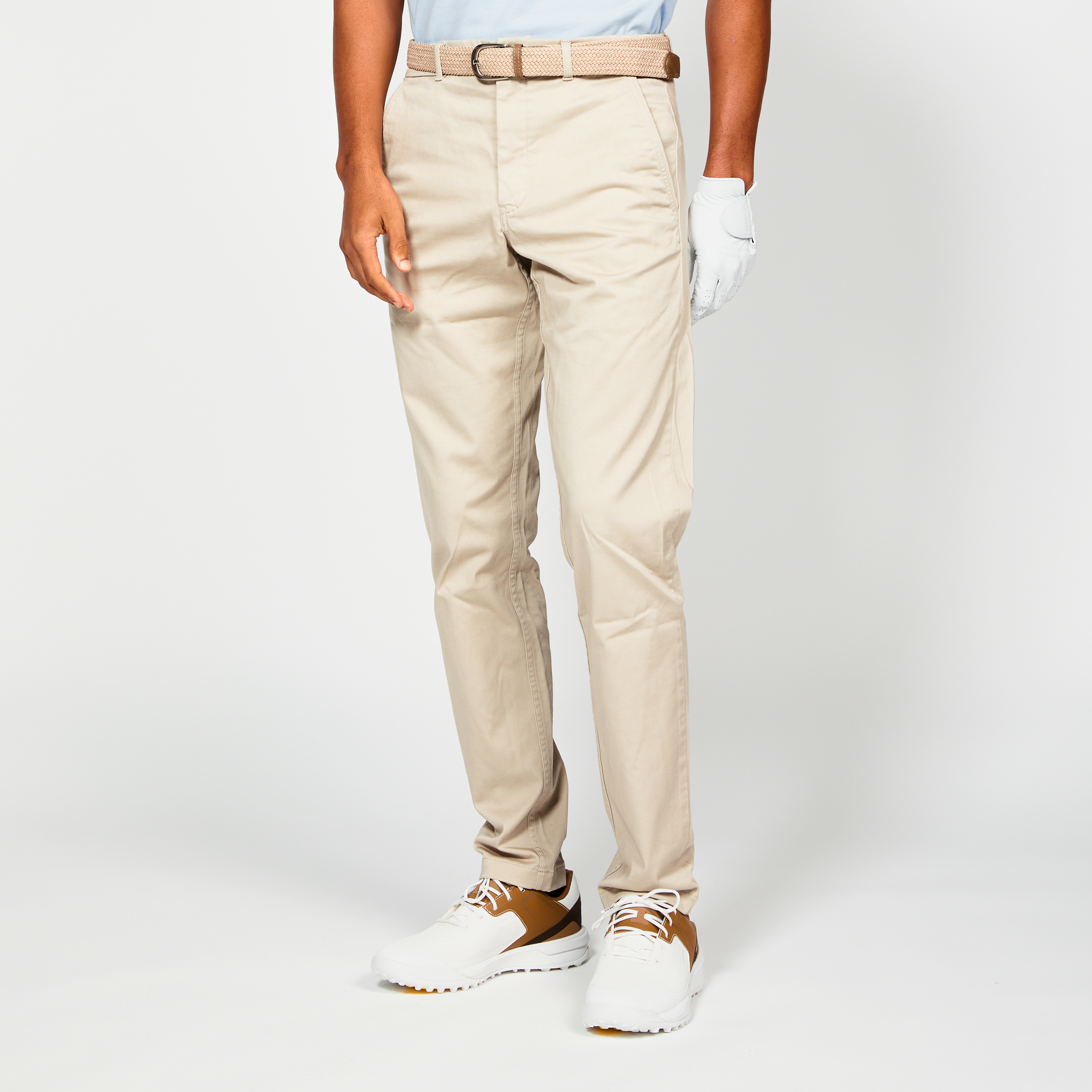 Pantalon chino golf coton Homme - MW500 lin