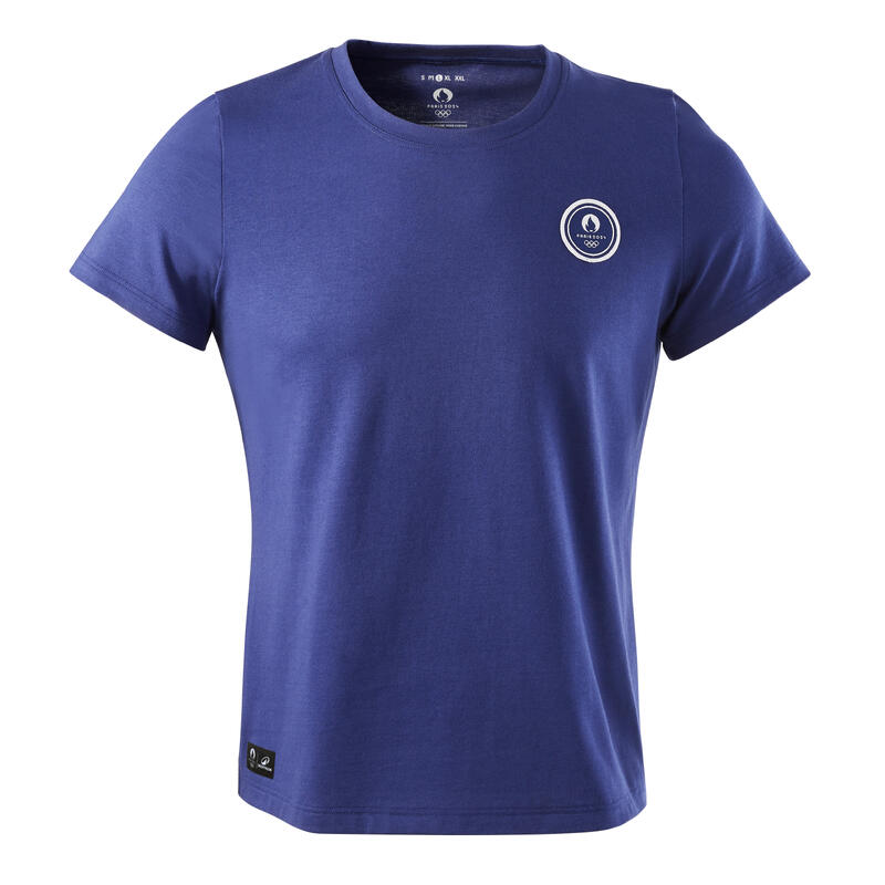 T-shirt Paris 2024 Femme - Bleu Made in France