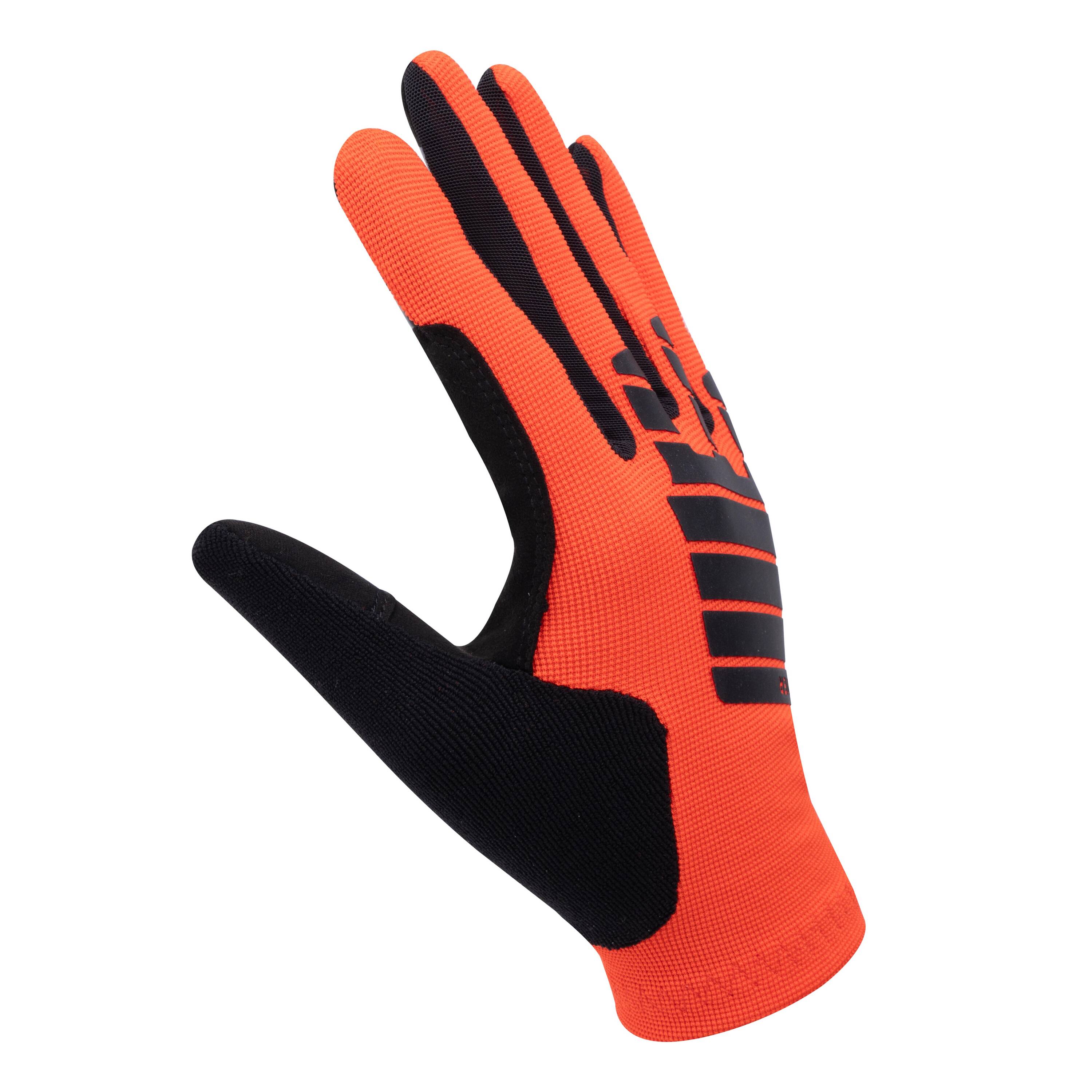 500 Comfort Mountain Bike Gloves-Red -  3