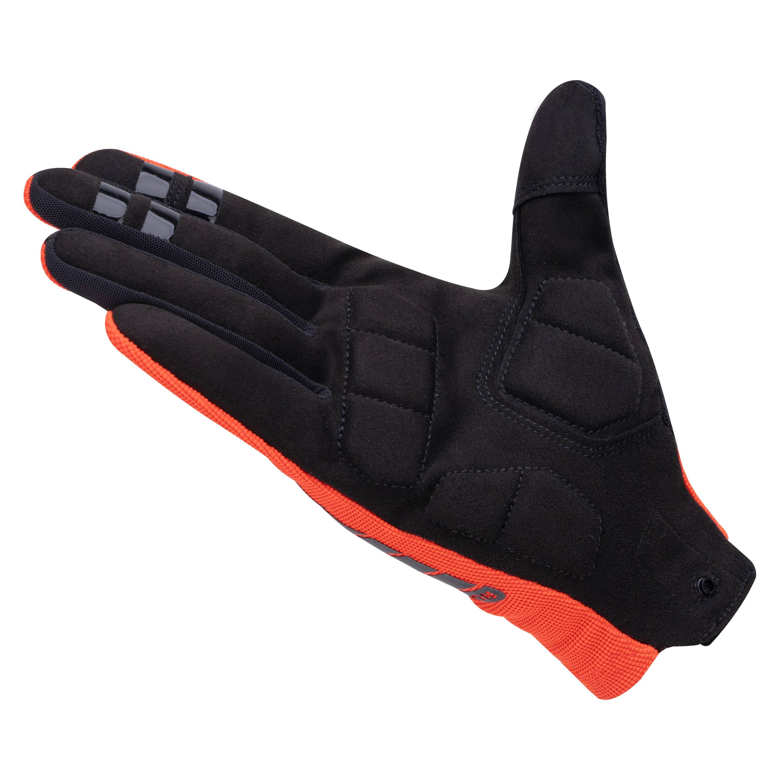 500 Comfort Mountain Bike Gloves-Red -  5