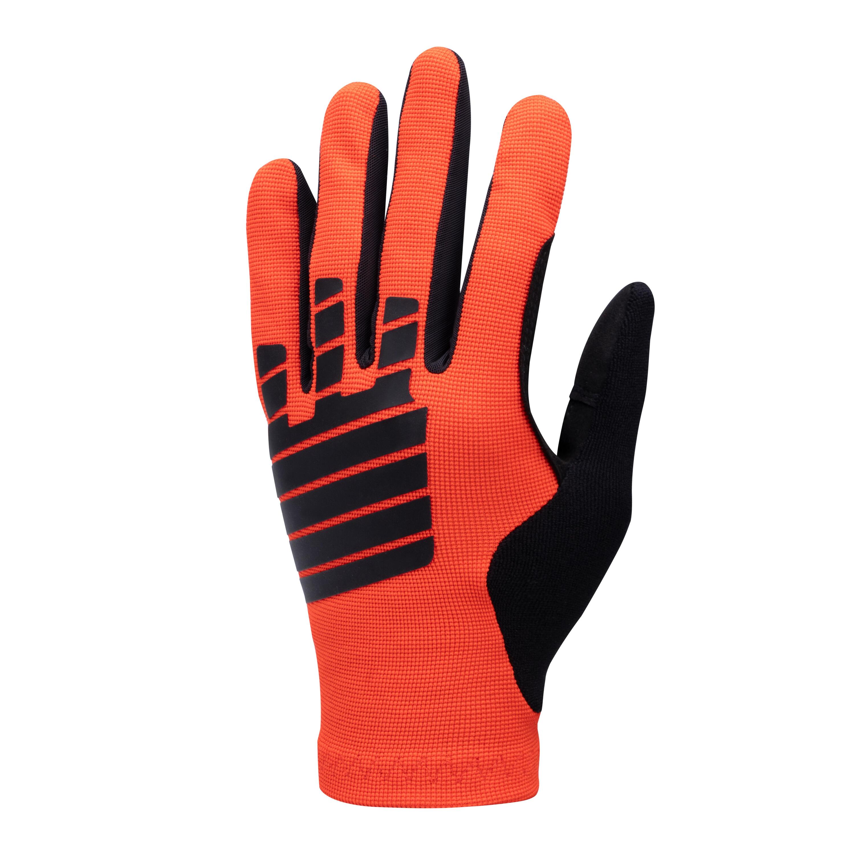 Mountain Bike Gloves Exp 500 - Red/Black 2/12