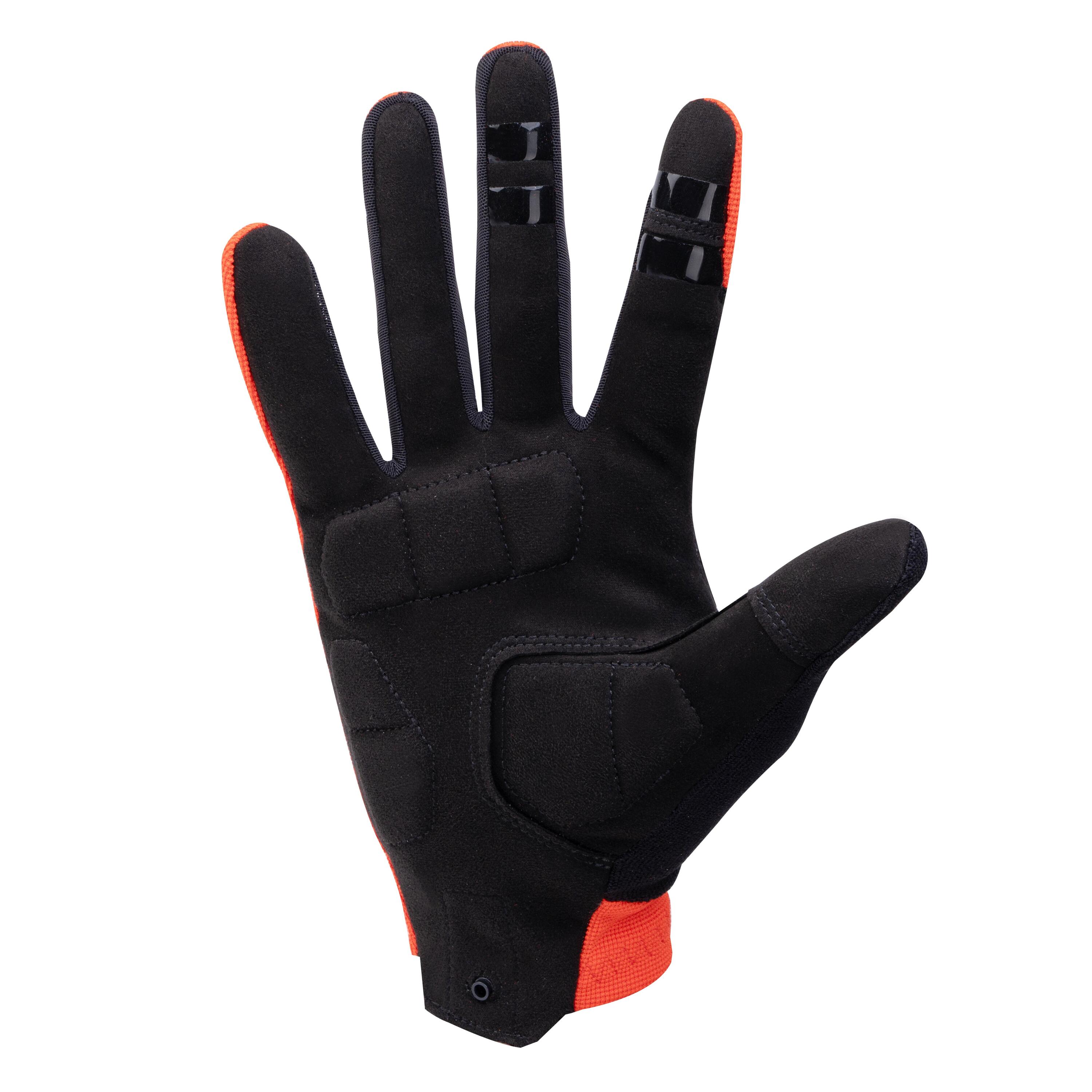 Guantes Ciclismo MTB 500 Rojo Confort 17/20
