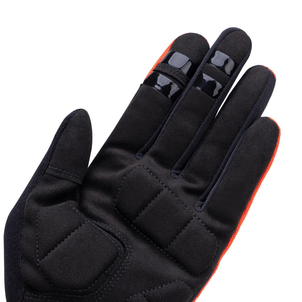 Guantes ciclismo mtb EXPL500 rockrider - café