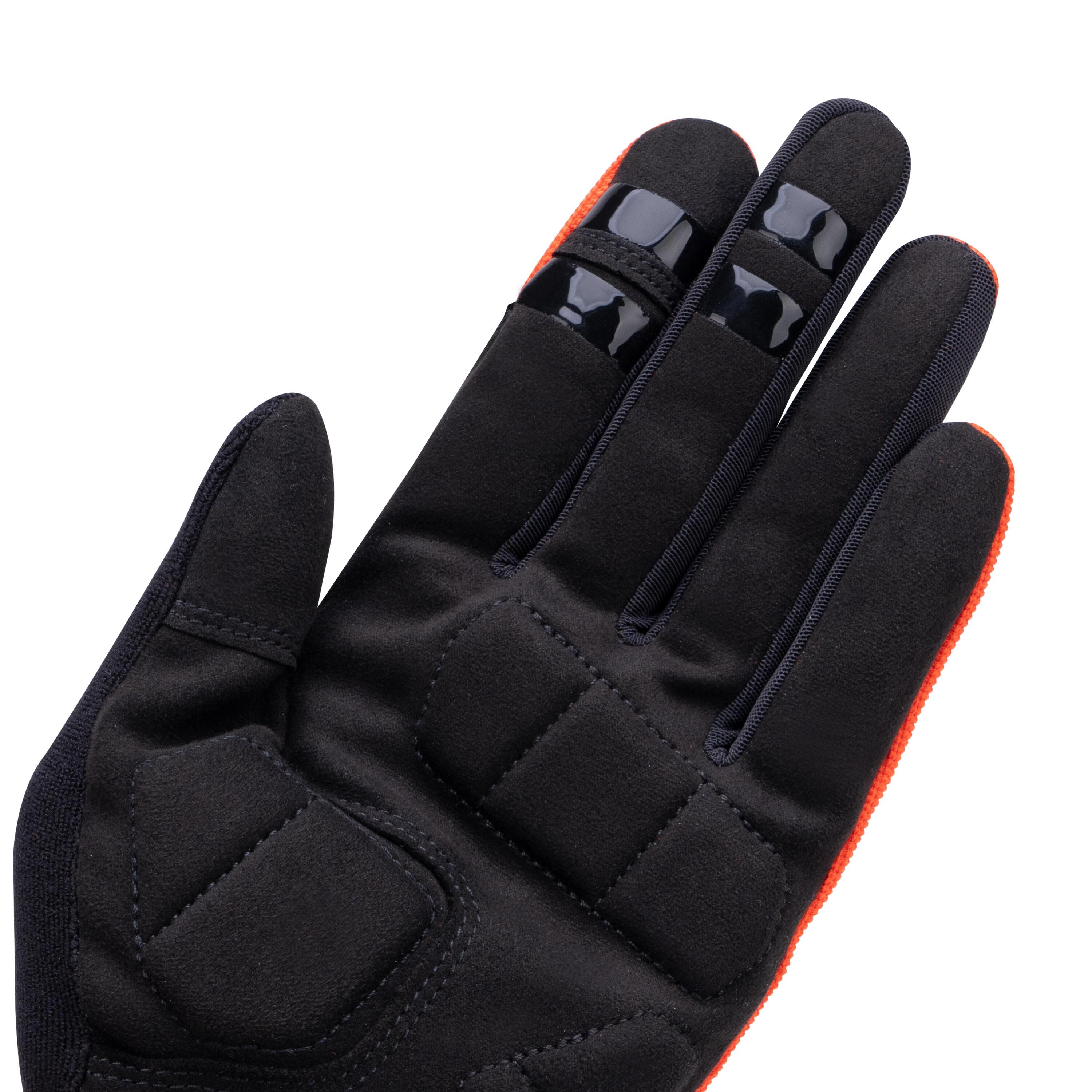 Mountain Bike Gloves Exp 500 - Red/Black 11/12