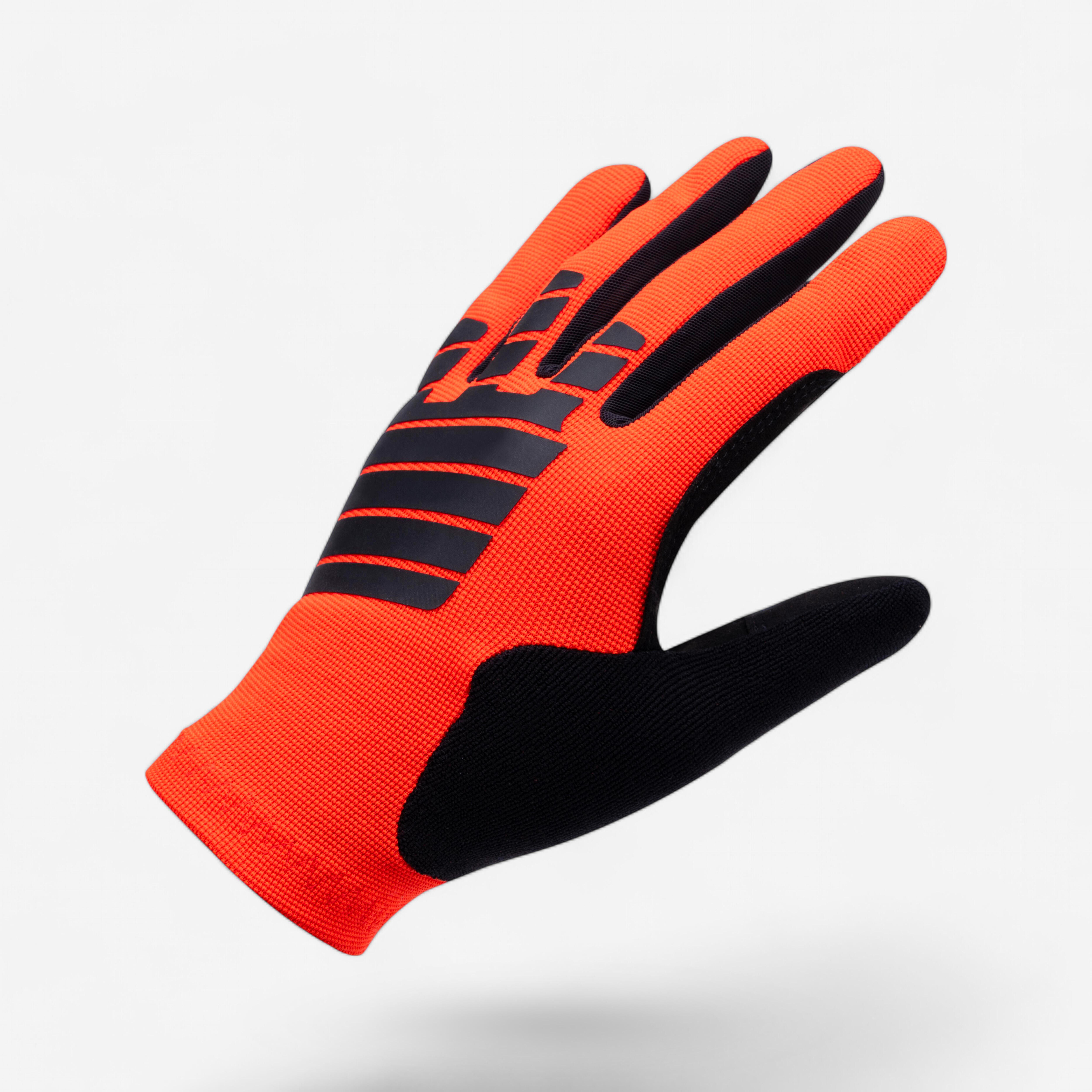 Mountain Bike Gloves Exp 500 Red Black