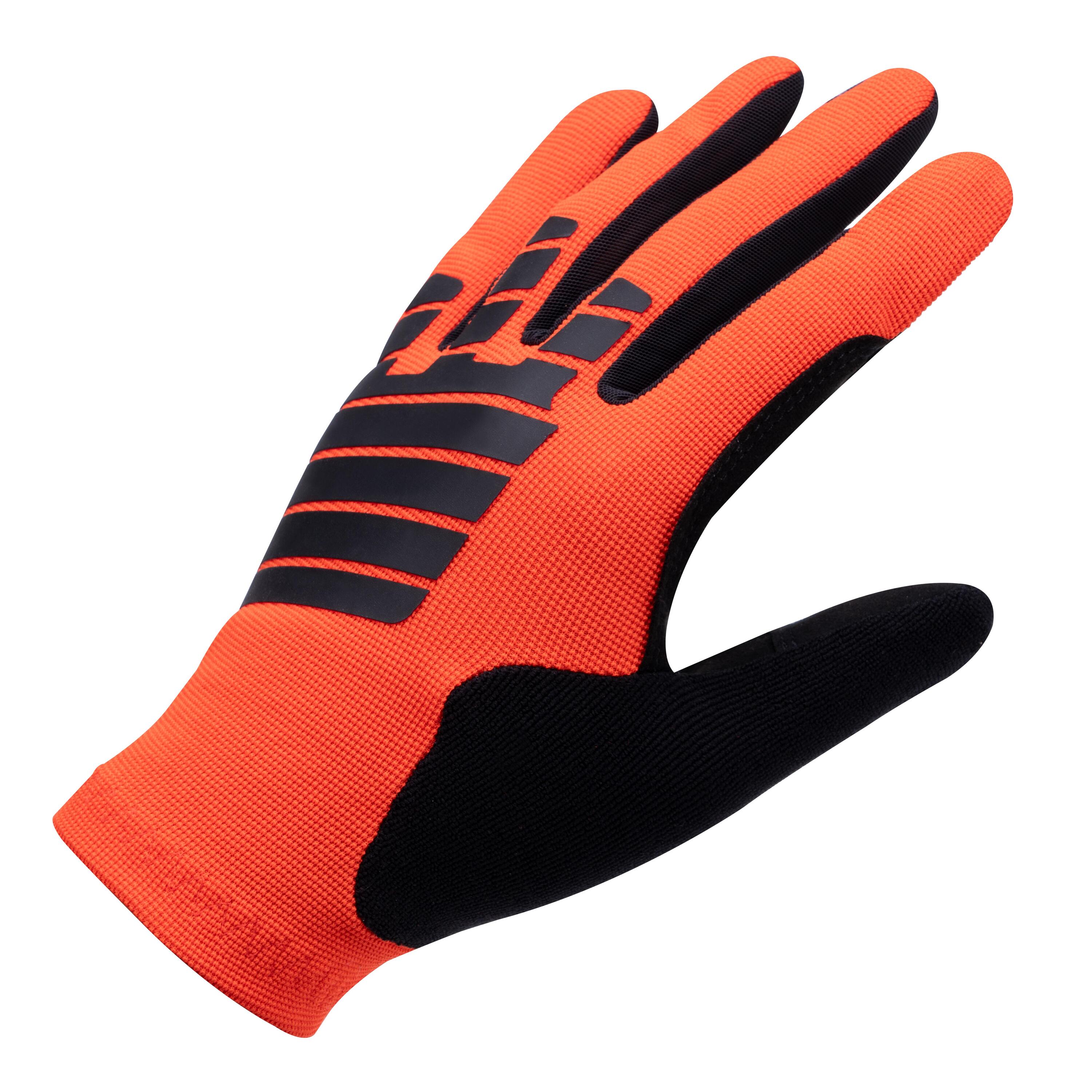 ROCKRIDER Mountain Bike Gloves Exp 500 - Red/Black