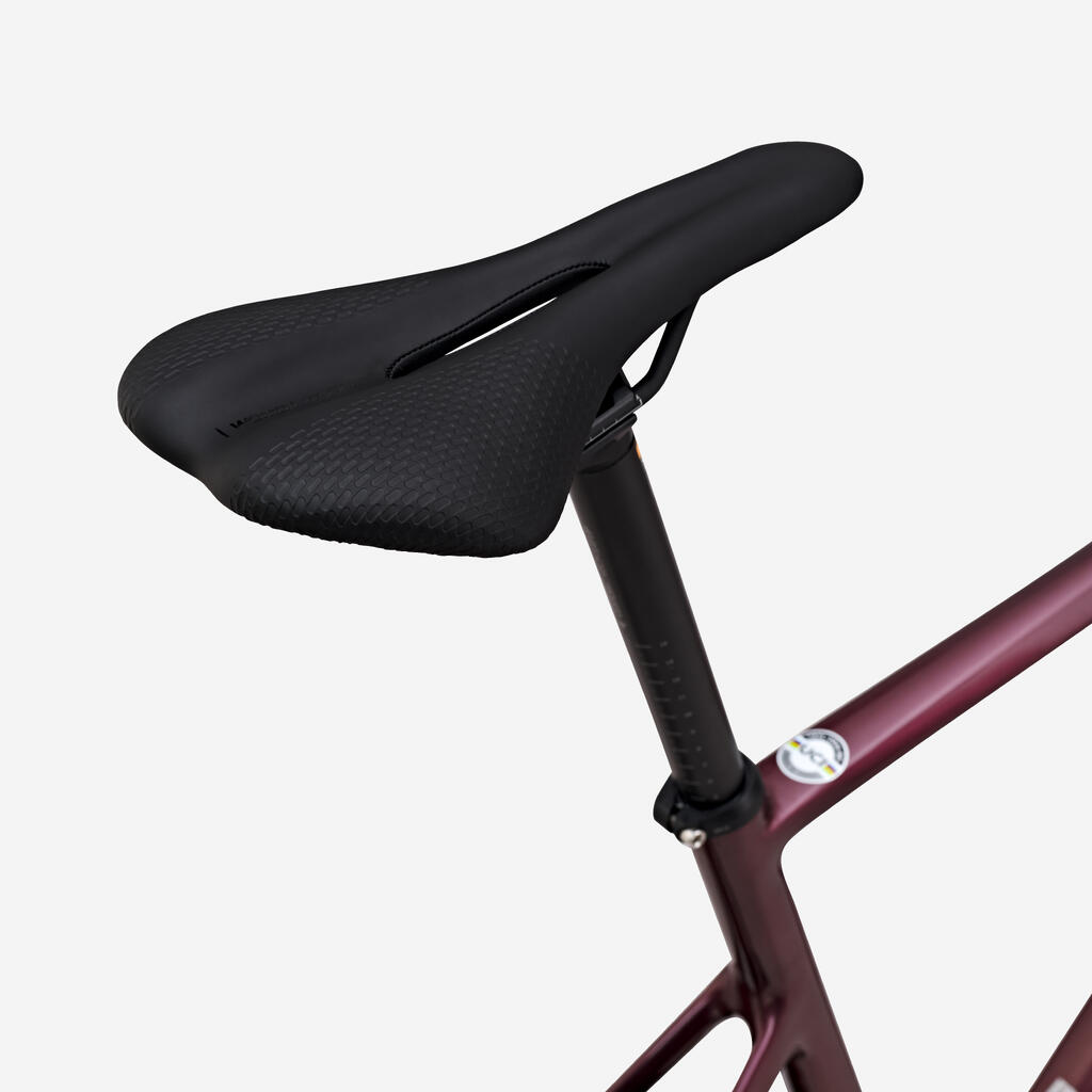 Bordo crveni ženski drumski bicikl EDR CF SHIMANO 105 (12 brzina)