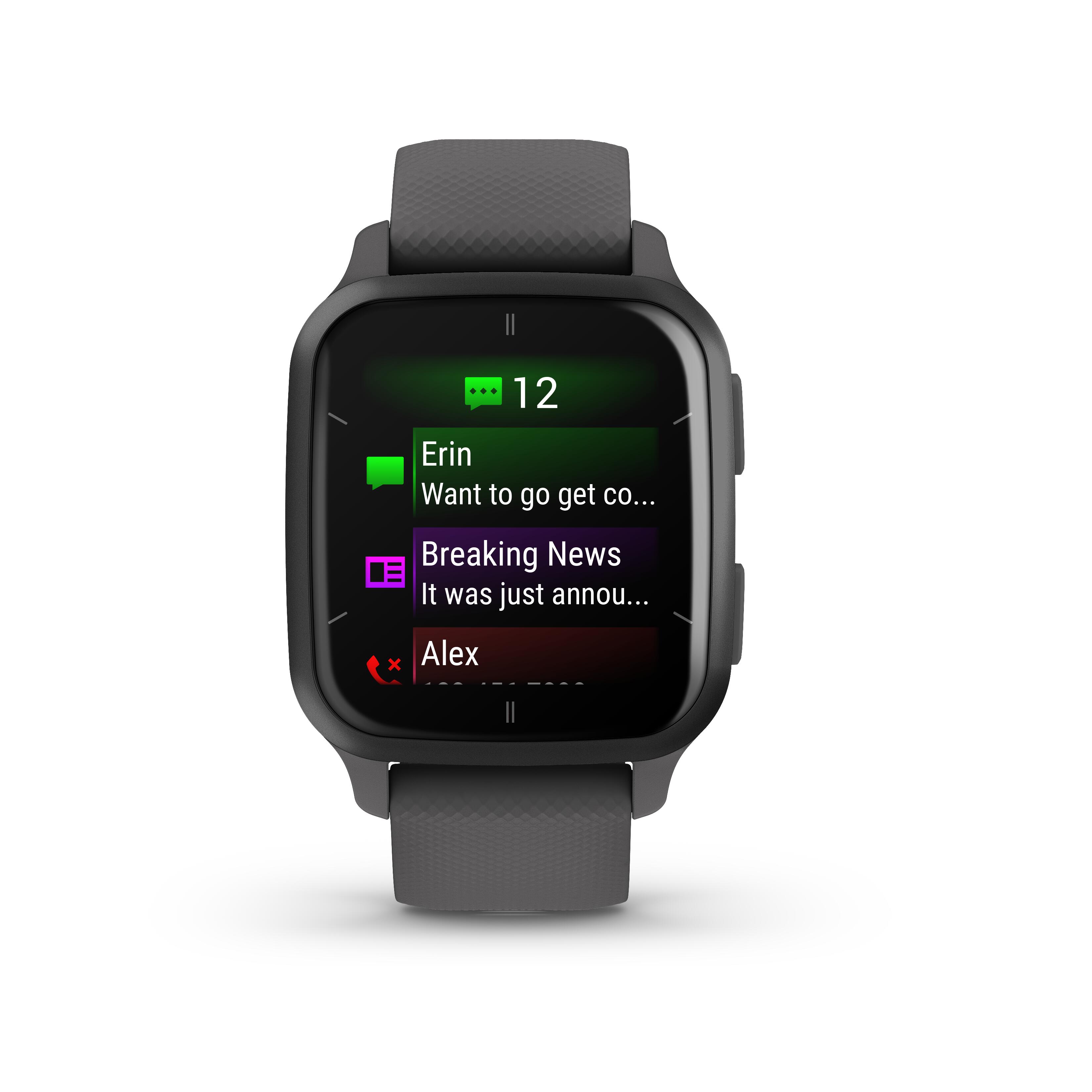 SMARTWATCH VOOR HARDLOPEN VENU SQ2 GRIJS GARMIN Decathlon